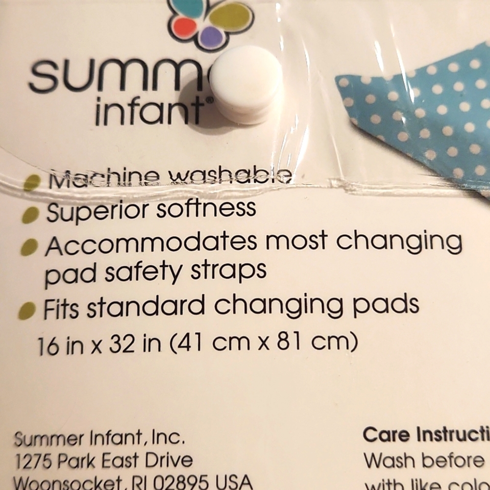 SUMMER INFANT ULTRA PLUSH CHANGING COVER 16 X 32IN GIRLS AND BOYS - Picture 8 of 9